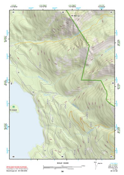 48113SW Page 54 Hungry Horse Reservoir Topo Preview 1