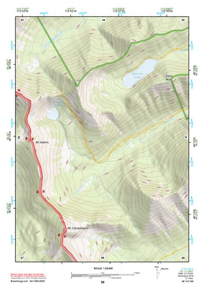 48113SW Page 56 Hungry Horse Reservoir Topo Preview 1