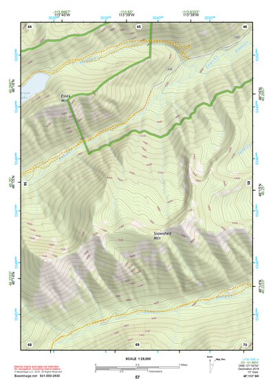 48113SW Page 57 Hungry Horse Reservoir Topo Preview 1