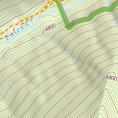 48113SW Page 57 Hungry Horse Reservoir Topo Preview 3