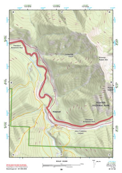 48113SW Page 59 Hungry Horse Reservoir Topo Preview 1