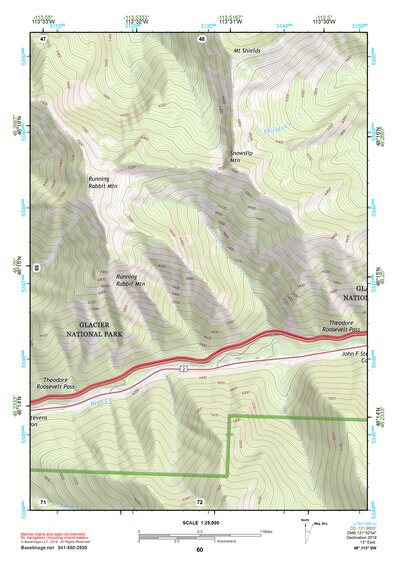 48113SW Page 60 Hungry Horse Reservoir Topo Preview 1