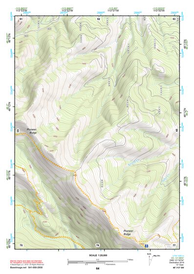 48113SW Page 64 Hungry Horse Reservoir Topo Preview 1