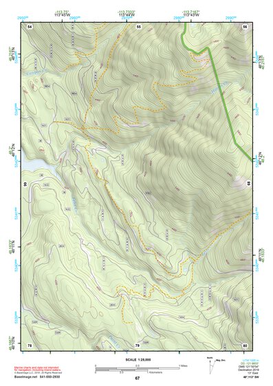 48113SW Page 67 Hungry Horse Reservoir Topo Preview 1