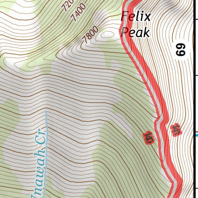 48113SW Page 68 Hungry Horse Reservoir Topo Preview 3