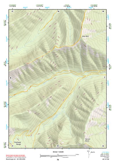 48113SW Page 70 Hungry Horse Reservoir Topo Preview 1