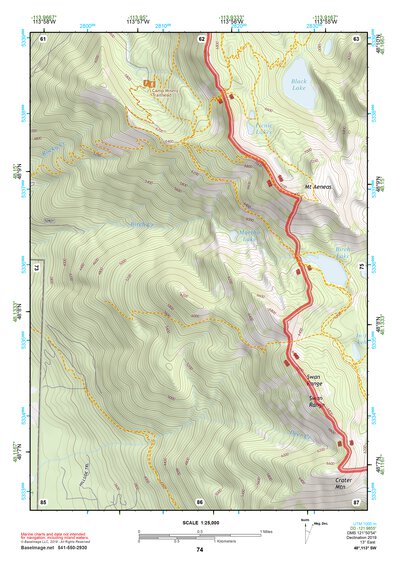 48113SW Page 74 Hungry Horse Reservoir Topo Preview 1