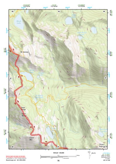 48113SW Page 75 Hungry Horse Reservoir Topo Preview 1