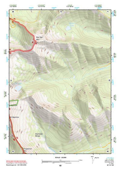 48113SW Page 82 Hungry Horse Reservoir Topo Preview 1