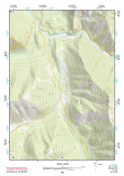 48113SW Page 84 Hungry Horse Reservoir Topo Preview 1