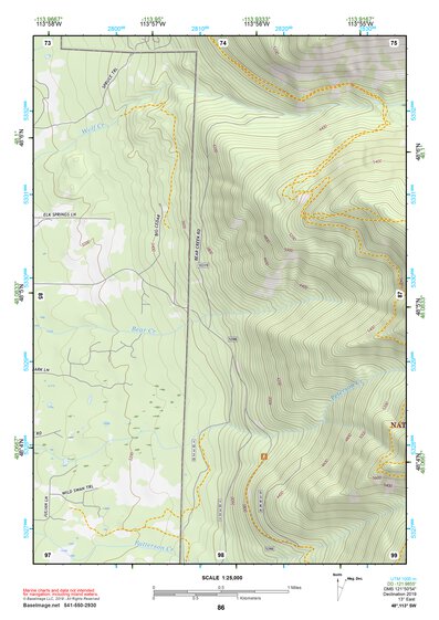 48113SW Page 86 Hungry Horse Reservoir Topo Preview 1
