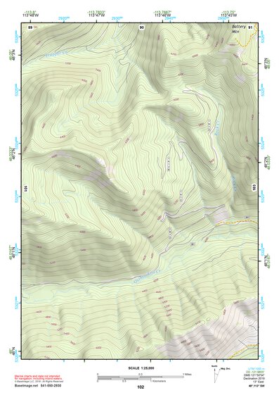 48113SW Page 102 Hungry Horse Reservoir Topo Preview 1