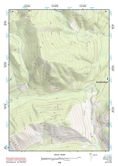 48113SW Page 103 Hungry Horse Reservoir Topo Preview 1