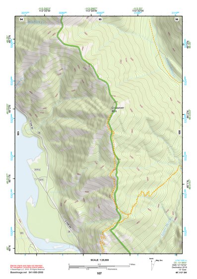 48113SW Page 107 Hungry Horse Reservoir Topo Preview 1