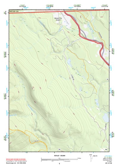 48114NE Page 1 Whitefish Range Topo Preview 1