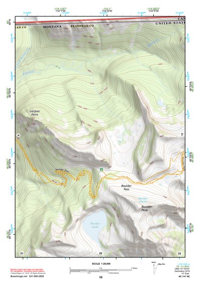 48114NE Page 10 Whitefish Range Topo Preview 1