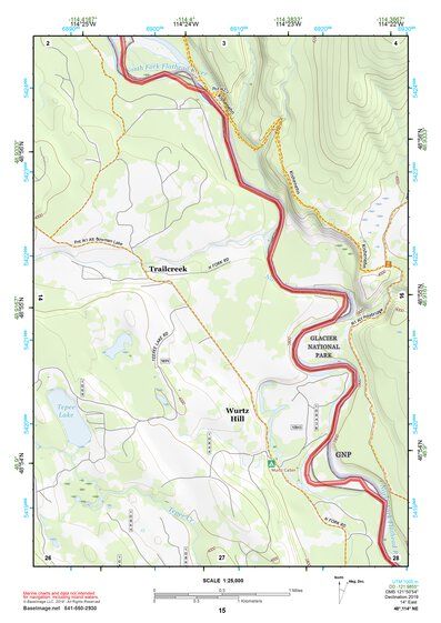 48114NE Page 15 Whitefish Range Topo Preview 1