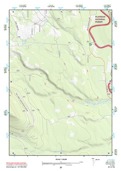 48114NE Page 27 Whitefish Range Topo Preview 1