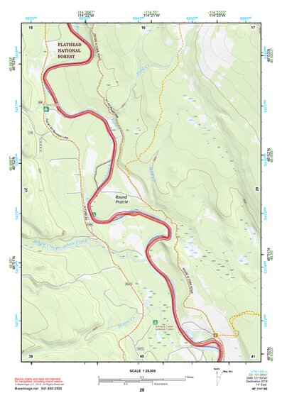 48114NE Page 28 Whitefish Range Topo Preview 1