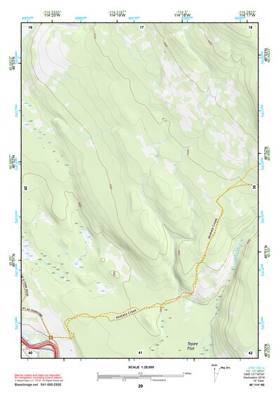 48114NE Page 29 Whitefish Range Topo Preview 1