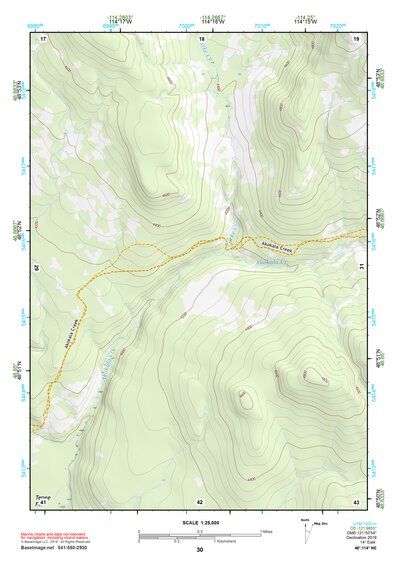 48114NE Page 30 Whitefish Range Topo Preview 1