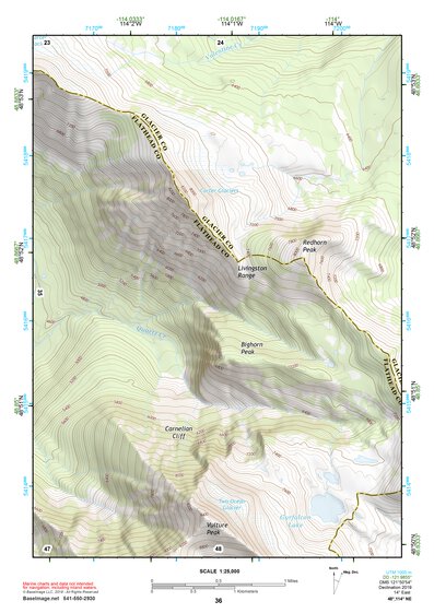 48114NE Page 36 Whitefish Range Topo Preview 1