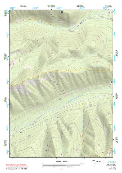 48114NE Page 37 Whitefish Range Topo Preview 1