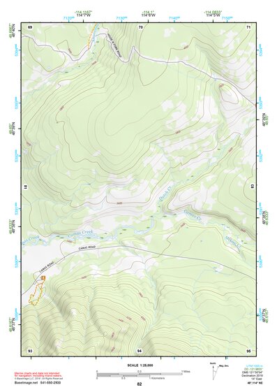48114NE Page 82 Whitefish Range Topo Preview 1