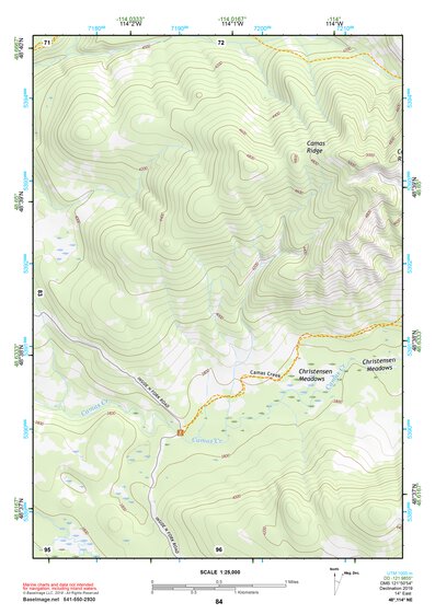 48114NE Page 84 Whitefish Range Topo Preview 1