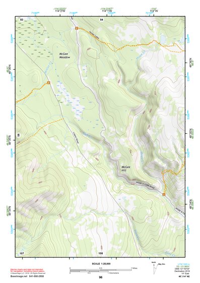 48114NE Page 96 Whitefish Range Topo Preview 1