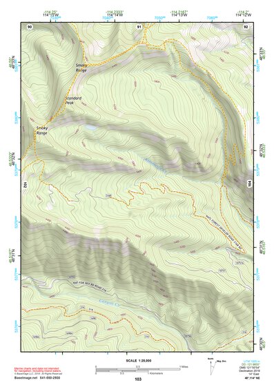 48114NE Page 103 Whitefish Range Topo Preview 1