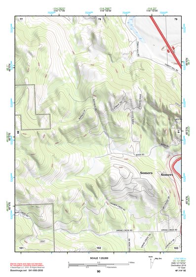 48114SE Page 90 Kalispell Topo Preview 1