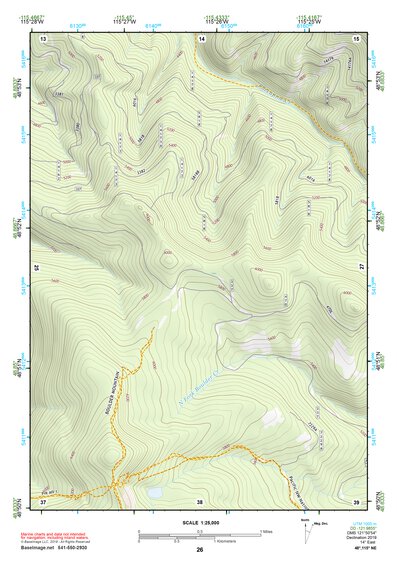 48115NE Page 26 Yaak River Topo Preview 1