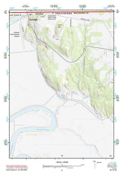 48116NE Page 1 Bonners Ferry Topo Preview 1