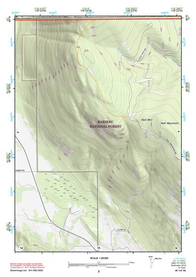 48116NE Page 3 Bonners Ferry Topo Preview 1