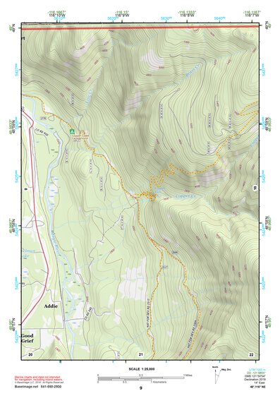 48116NE Page 9 Bonners Ferry Topo Preview 1