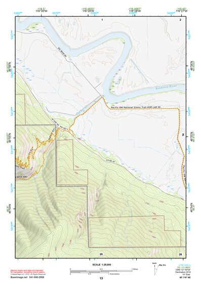 48116NE Page 13 Bonners Ferry Topo Preview 1