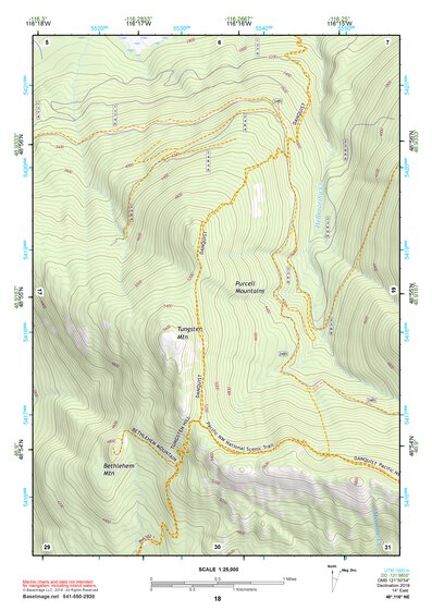 48116NE Page 18 Bonners Ferry Topo Preview 1