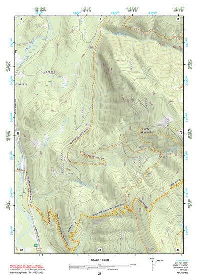 48116NE Page 21 Bonners Ferry Topo Preview 1