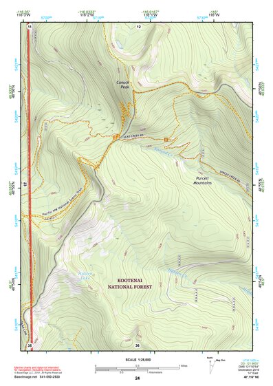 48116NE Page 24 Bonners Ferry Topo Preview 1
