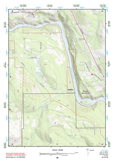 48116NE Page 69 Bonners Ferry Topo Preview 1
