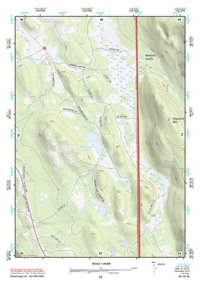 48116NE Page 71 Bonners Ferry Topo Preview 1