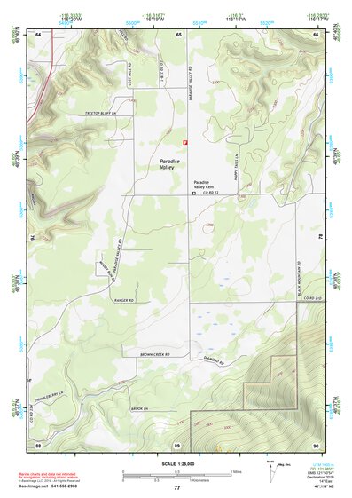 48116NE Page 77 Bonners Ferry Topo Preview 1