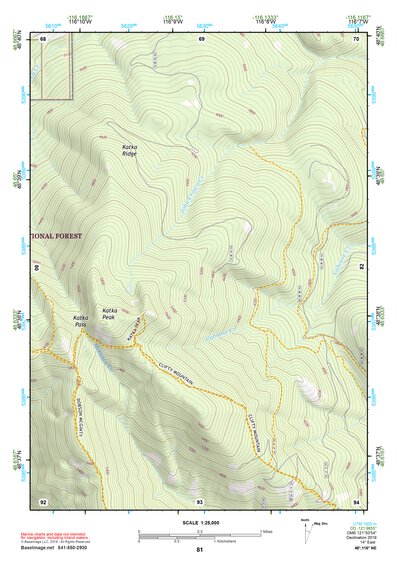 48116NE Page 81 Bonners Ferry Topo Preview 1