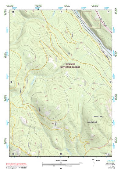 48116NE Page 82 Bonners Ferry Topo Preview 1