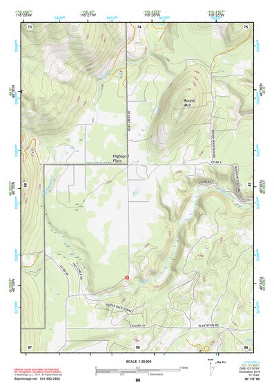 48116NE Page 86 Bonners Ferry Topo Preview 1