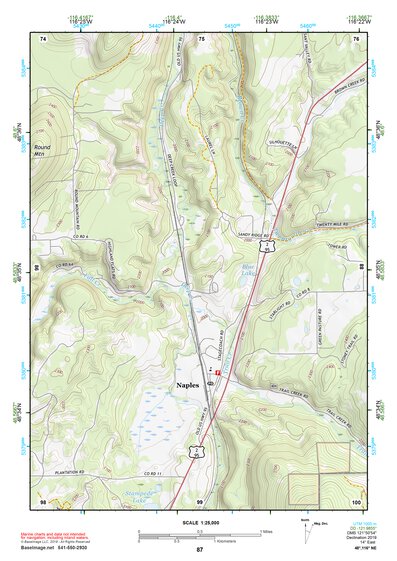 48116NE Page 87 Bonners Ferry Topo Preview 1