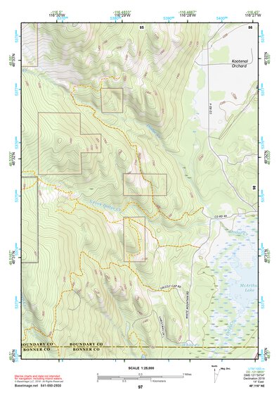 48116NE Page 97 Bonners Ferry Topo Preview 1