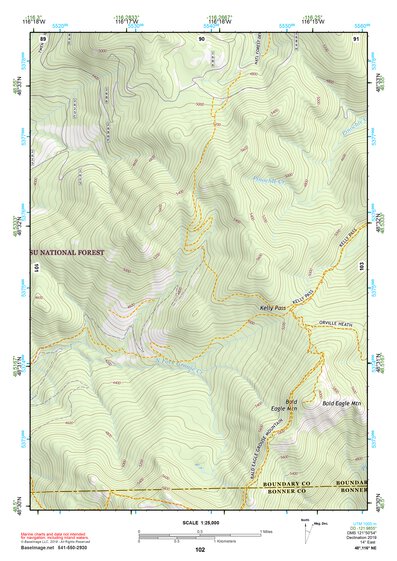 48116NE Page 102 Bonners Ferry Topo Preview 1