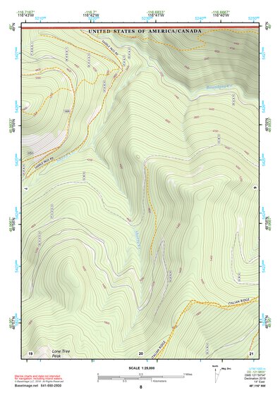 48116NW Page 8 Bonners Ferry Topo Preview 1